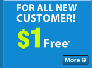 Get $1 For all new customers