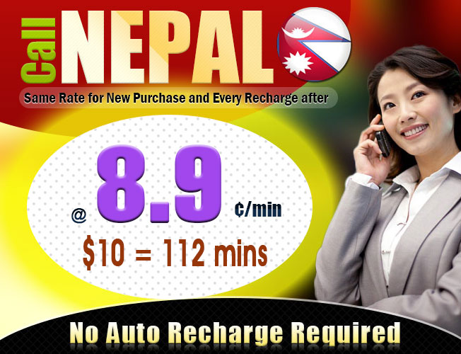 Cheap calls Nepal from Australia & New Zealand