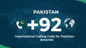 International Calling Code for Pakistan - AmanTel